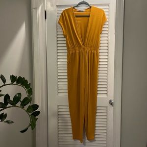 Free People Beach Yellow Romper WORN ONCE